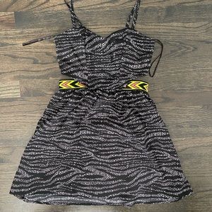 MATERIAL GIRL- mini skirt with straps